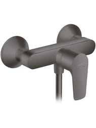 Смеситель Hansgrohe Talis E 71760340  для душа однорычажный, настенный, шлифов черный хром — миниатюра 1