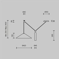 ��������� ���������� Maytoni Peso (����) P080PL-01B, 60��, IP20, E27, ������