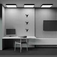 ���������� ���������� Maytoni Zon (���) C032CL-90W4K-SQ-B, 4000K, 90��, 120�, IP20, LED, ������
