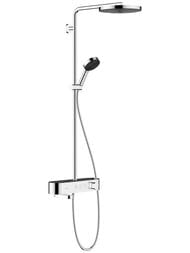 Душевая система Hansgrohe Pulsify 24230000 Showerpipe 260 1jet с термостатом для ванны, хром — миниатюра 1