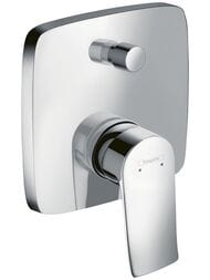 Смеситель Hansgrohe Metris 31454000 для ванны/душа, скрытый монтаж, однозахватный, хром — миниатюра 1