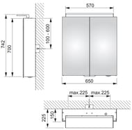 �������-���� Keuco Royal L1 650�742�150 ���������, ������, �������, ����������� 13602171301