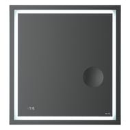 Зеркало AM.PM Gem настенное с LED-подсветкой (650х700х30) с часами и косм.зеркалом M91AMOX0653WG