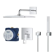 Душевая система Grohe Eurocube 25238000 встраиваемый смеситель с вн.частью, верхний/ручной душ, хром