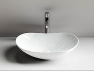 Раковина накладная Ceramicanova Element 615х360х155 овальная, без перелива, белый CN6015