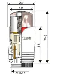 SCHLOSSER ���������������� ������� BRILLANT M30x1,5, ����� SH 600200004