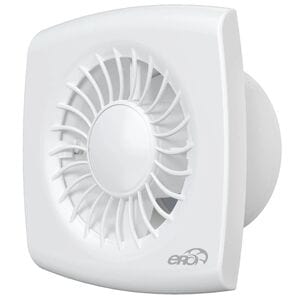 Вентилятор ERA WIND D100 накладной, 100 м3/ч, 25 дБ, двигатель BB, белый, WIND 100 BB