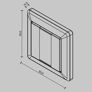 2-� ��������� ��������� ������ Maytoni Lighting control 721043 DALI, 0,2��, ������