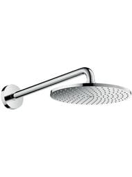 Верхний душ Hansgrohe Raindance S 240мм, 1jet,PowderRain (микродуш), держатель390 мм 27607000 — миниатюра 1