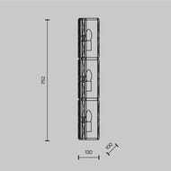 ��������� ���������� Maytoni Facet (�����) MOD094WL-03CH, IP20, E14�3, ����