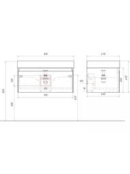    Aqwella Geometria (792x350x466) , 1 ,   GE01081ST