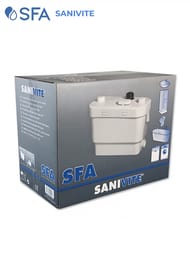 Насос SFA SANIVITE 373х185х275 для душа, умывальника, ванны, биде, стиральной, посудомоечной машины