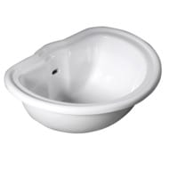 Раковина накладная Kerasan Retro 103101bi*0 410х500х230 без отверстия под смеситель, белый