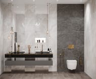 Керамогранитная плитка Laparet Titan White (600х600х8,2) структурная, светло-серая (кв.м.)