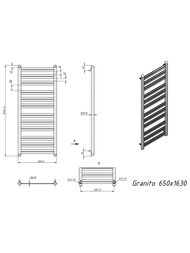 GROTA GRANITO  ""  650x1630 , /.. 1/2"