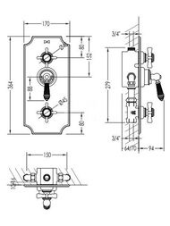 ��������� ���������������� �� 2 ������ Devon&Devon BLD79CR � ��������������, ���� ����/������