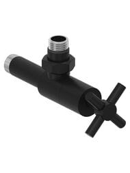 Вентиль угловой крест СУНЕРЖА черный матовый, 1/2"Нх1/2"Н, 31-1408-1212