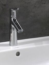 Смеситель Hansgrohe Talis S 72020000 для раковины, однорычажный, с донным клапаном, хром — изображение 3