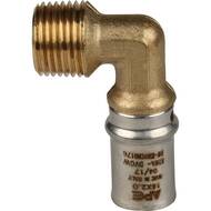 Угольник-переходник STOUT 1/2"Нх16 для металлопластиковых труб прессовой SFP-0011-001216