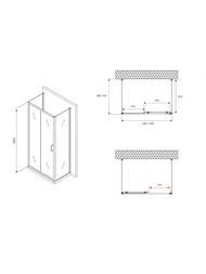 ������� ������ ABBER Schwarzer Diamant AG30100B-S70B-S70B 1000�700�1950 ����.������, ����.�������