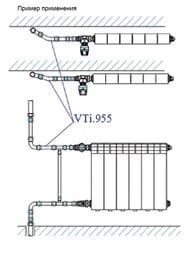 ����� VALTEC 22�22��, ������������� 45�, ����. �����, VTi.955.I.452222