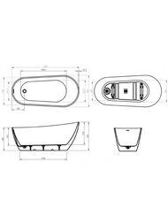 ����� ��������� BelBagno BB704-1700-800-K (1700�800�720) ���������������, �����