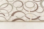 Обои виниловые OVK Design Кольца Mikado Yello сет 4 Кольца (1,06х10) коричневые, 10514-08 (рул)