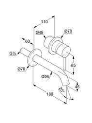 ��������� KLUDI-BOZZ 180��. ��� �����������,�������,�������� � �����.������,����. ������ 38244N076S