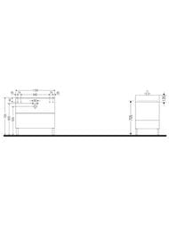 ����� ��� �������� Duravit Brioso (1184�459�570) ���������, 2 �����, ����� ������ BR443701022