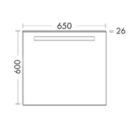  Burgbad Eqio 65060026 LED,  SEZQ065F2009