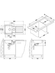����� ALVEUS Monarch Line 10 (980�500) �������������, �������, ����� 0.7 ��, PVD ������ 1103785