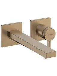 Смеситель Hansgrohe Tecturis E для раковины, встраиваемый, шлифованная бронза 73051140 — миниатюра 1