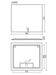  SANCOS Square (80070029) , Led , ,  SQ800