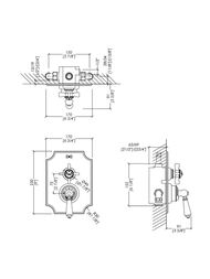 ��������� ���������������� ��� ���� Devon&Devon White Rose DD80CR � �������������� �� 2 ������, ����