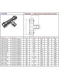 ����� ������� VALTEC 15�1/2"��15, ����. ����� VTi.933.I.150415