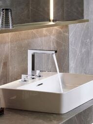 Смеситель Hansgrohe Metropol 32515000 для умывальника на 3 отверстия, донный клапан, хром — изображение 2