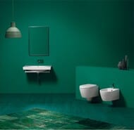 Унитаз подвесной Simas LFT SPAZIO (520х350х250) гориз. выпуск, белый LFT 18 bia