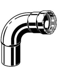 ���� ������� 90� ����� VIEGA Megapress 1/2" DN15 SC-Contur, �������. �����. �����,   694630