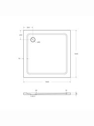     CEZARES (1000100035) TRAY-M-A-100-35-W