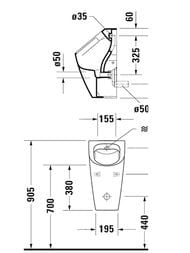  DURAVIT Rimless ME by Starck 300350585   ,  2809300000