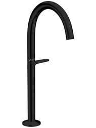 Смеситель Axor One 48030670 для раковины Select 260, со сливом push-open, матовый черный — миниатюра 1