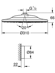 ������� ��� Grohe Rainshower SmartActive 26641000 �������, �������, ����