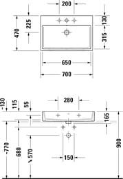  Duravit Vero Air 700470    ,   2350700060