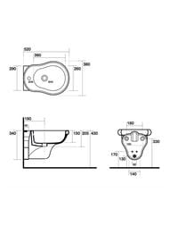 ���� ��������� Migliore BELLA 20595  (380�520�340) �����