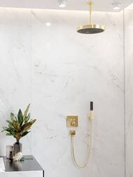 Ручной душ Hansgrohe Rainfinity 100 1jet stick, полир.золото 26866990 — изображение 2