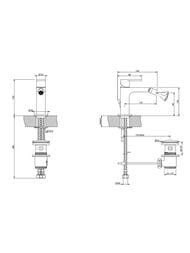 Смеситель Gessi Emporio Via Manzoni 38607.031 однорычажный, для биде, с донным клапаном, хром — изображение 2