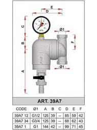 FAR 1" , 100,  ,  , Max: 95 C, 25  , FA 39A7 1100