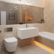 Тумба под раковину La Fenice TERRA Bianca 60 см (590х450х350) белая матовая FNC-01-TER-B-60