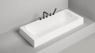Ванна из искусственного камня Salini Orlanda Kit S-Sense 102112G 1800х800х600 глянцевая, белая