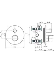    Ideal Standard CERATHERM T100 A5813XG , ,  